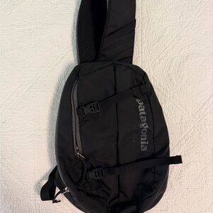 Patagonia Black Atom Sling Crossbody Backpack